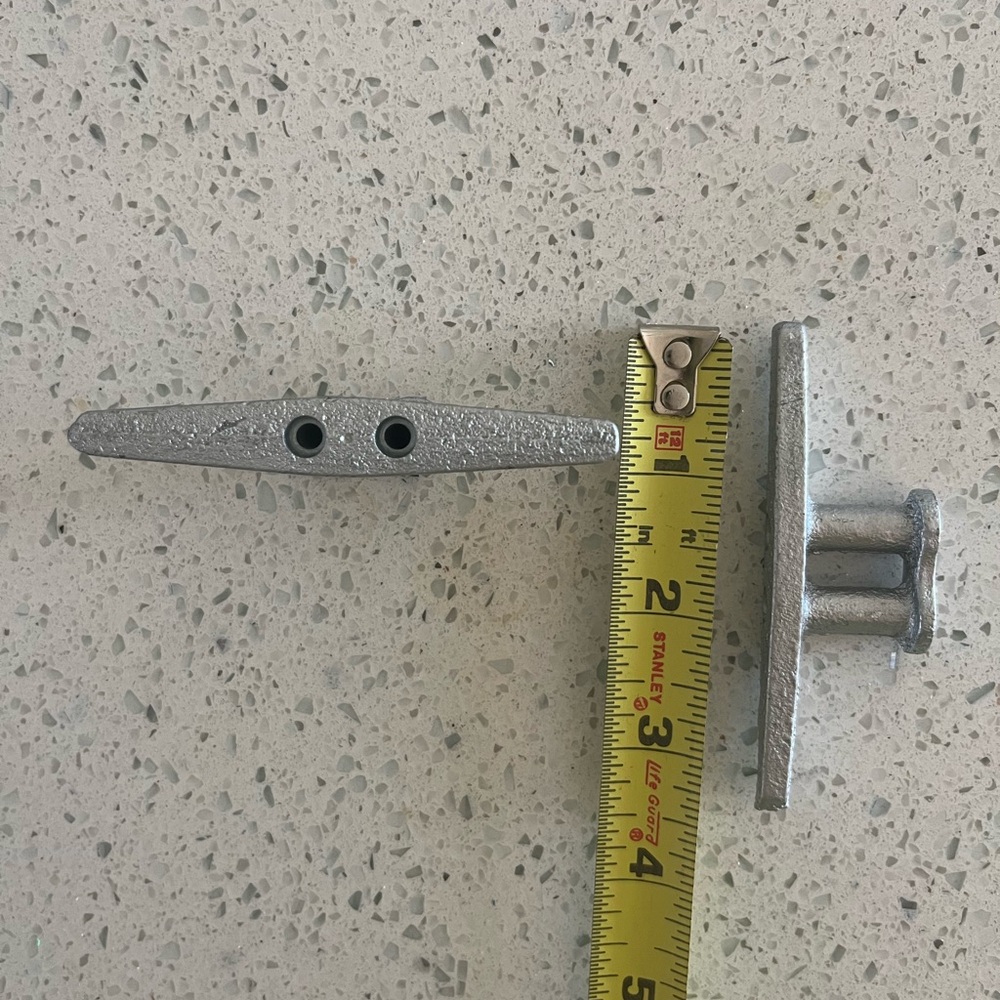 Silver Metal Boat Cleat